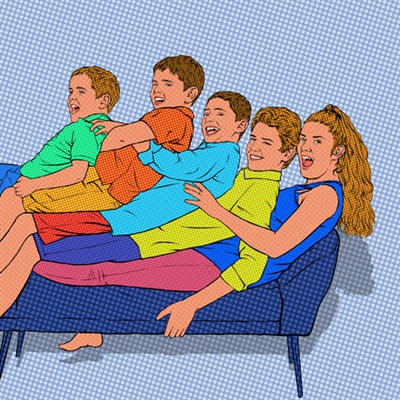 Comic Book portrait of A group of Kids on Sofa - myDaVinci